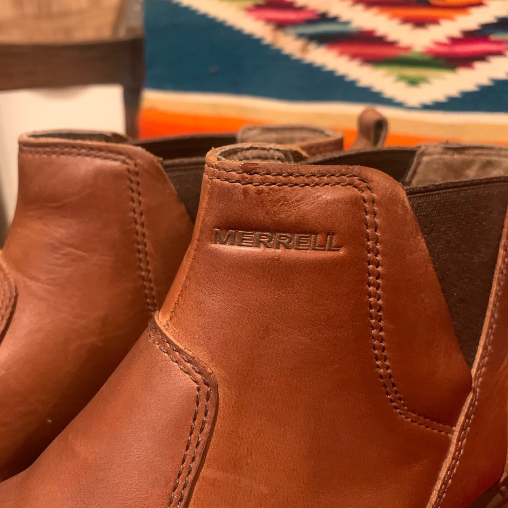 Merrill waterproof slip on booties